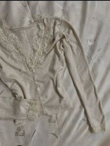 Cream Cute Cardigan