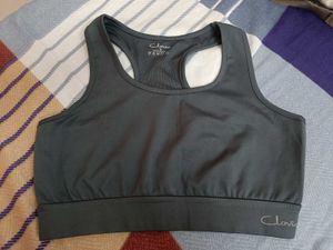 Charcoal Workout Bra By Clovia
