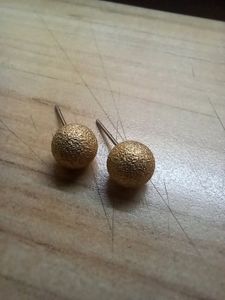 Golden Sphere Earrings Set!
