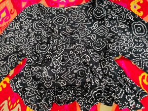 indo western crop top