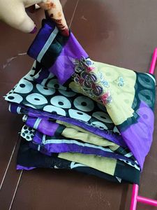 Elegant Purple Saree