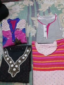 Combination Of 4 Kurtas