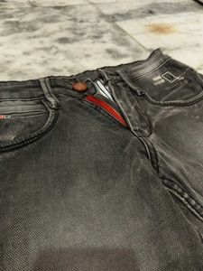 Stylish Grey Denim Jeans