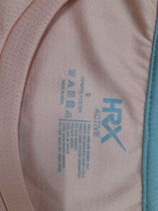 HRX Peach &amp; Blue Active T-Shirt