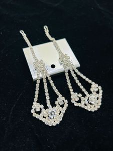 Stunning Silver-Toned American Diamond Jewellery S