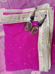 Blue &amp; Gold Embellished Lehenga Skirt