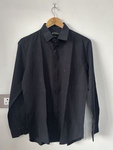 Men's Black Button-Down Shirt