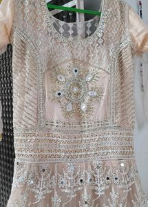 Light Orange Color Gown