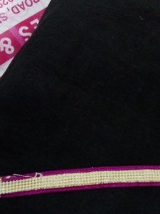 Beaded Lace With Purple Border