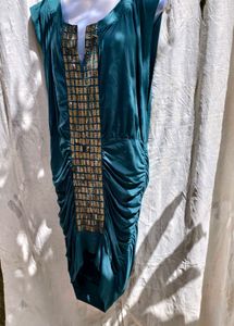 SEXIEST EMERALD GREEN RUCHED BODYCON