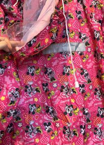 Mickey Mouse Pink RainCoat