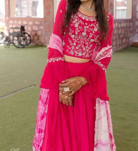 Elegant Pink Lehenga Choli