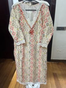 Mirror Work Kurta Set