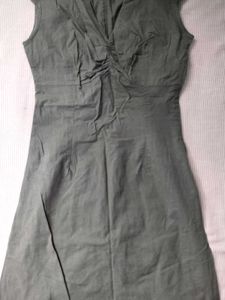 Chic Olive Gray Dress