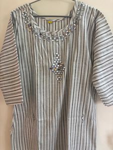 Striped Mirror Kurti