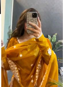 Elegant Yellow Salwar Kameez
