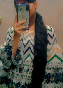 Boho Print Off-Shoulder Blouse