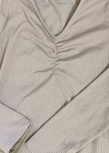 Ribbed Long Sleeve Top