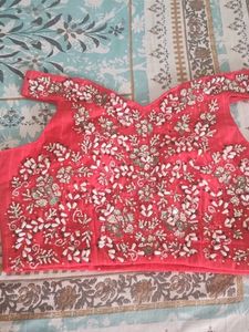 🔥❤️ Tomato Colour Off Shoulder Lahenga ❤️🔥