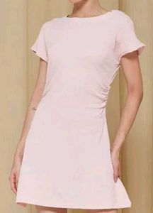 Pink Casual Mini Dress