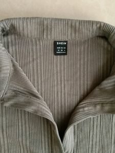 SHEIN Grey Full Sleeve Shirt Size:M