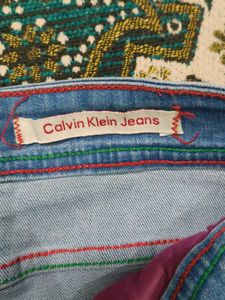 Calvin Klein Stylish Light Wash Denim Jeans
