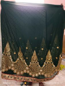 Elegant Embroidery Saree