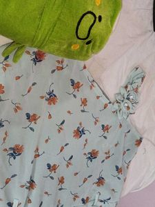 Floral One-Shoulder Dress