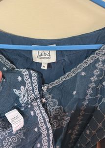 Label Ritu Kumar Blue printed Dress/Tunic