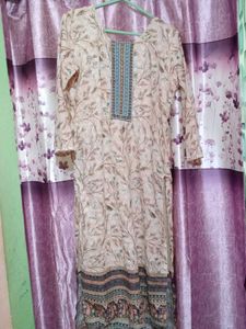 Floral Print Kurta