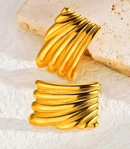 Gold Statement Earrings