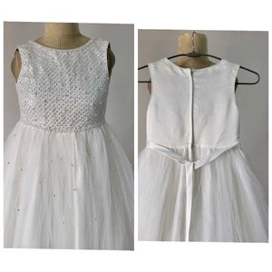 White Dress Bust  26 Waist 24 Length 38
