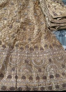 Gold Embellished Lehenga Choli Set