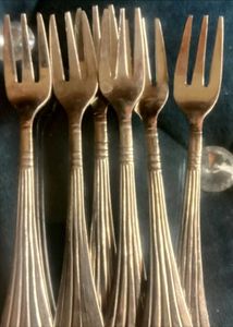 Vintage Silver Plated  Baby Forks