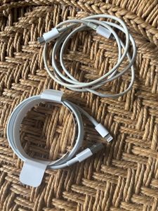 Apple Charging Cables -Lightning to USB-C cable.