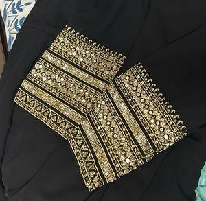 Women’s Trendy Black Anarkali Kurta And Dupatta