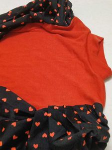 Stylish Orange Midi Dress