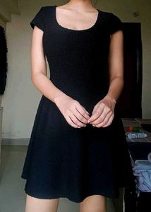 Black Elegant Mini Dress