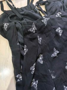 H&amp;M Butterfly Print Mini Dress