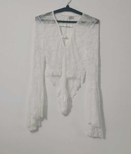 White Lace Bodysuit
