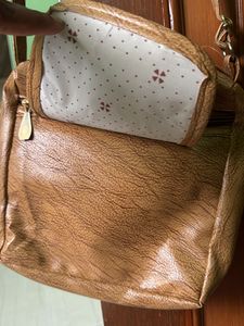 Handbag With Three Zips