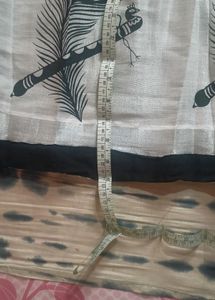 Ethnic Kerala Mylpeeli Design Pattu Pavada