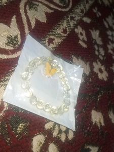 Butterfly Charm Beaded Bracelet