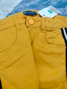 Stylish Yellow Jogger Pants
