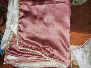 Satin Onion Dual Shade Saree