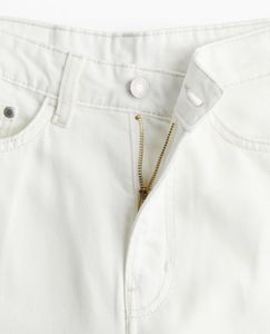 Wide Leg White Jeans