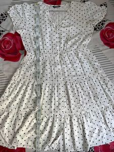 Polka Dot Tiered Dress