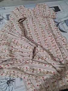 Floral Print Kurta And Shalwar