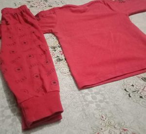 Red Soccer Pajama Set