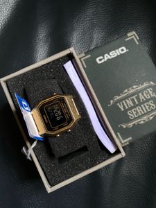 🖤Casio Vintage Series –  Gold Digital Watch